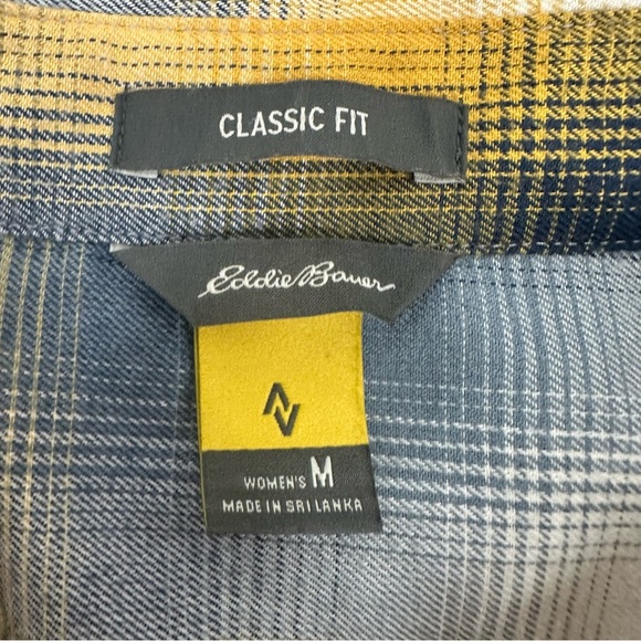 Eddie Bauer Women’s Size Medium Expedition Performance Flannel 2.0 Shirt - Picture 9 of 12